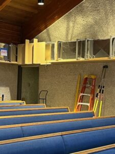 Finished ductwork section-to be painted